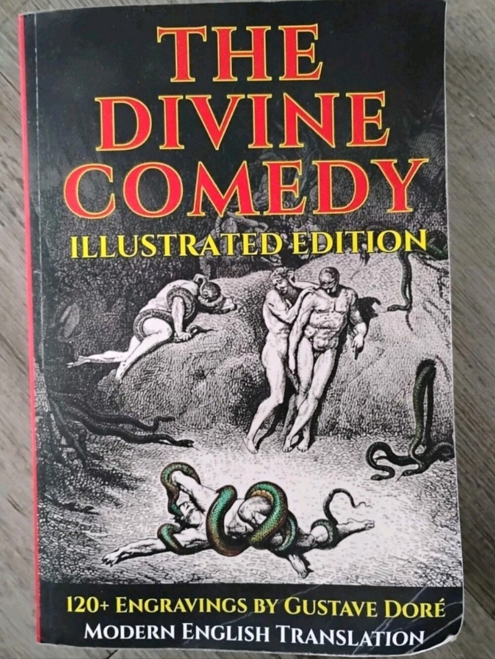 The Divine Comedy Illustrated Edition - Black/Red Cover